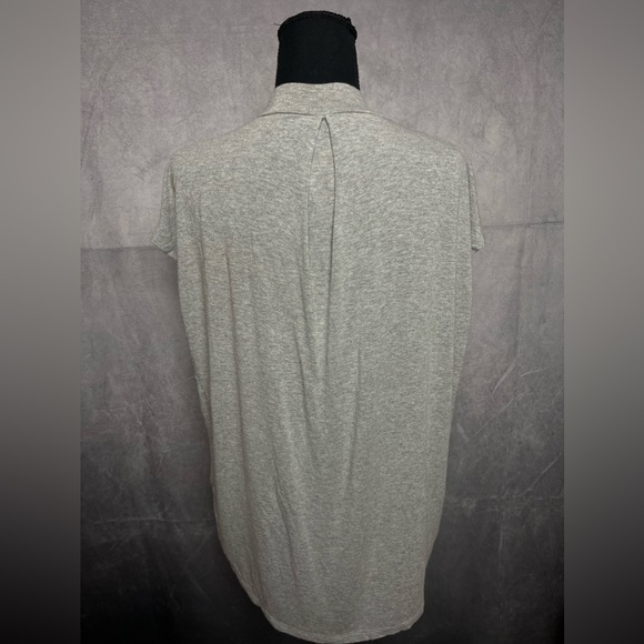 Urban outfitters silence + noise grey mock turtle neck shirt size xs - Picture 4 of 5